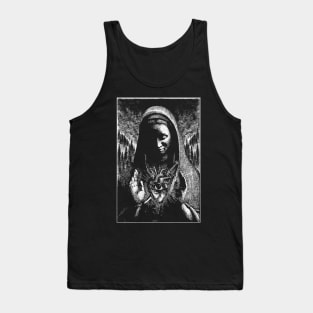 Mother Mary Can See From Her Heart Tank Top